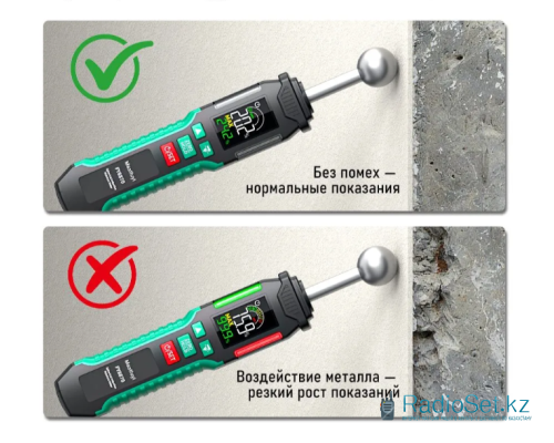 Бесконтактный измеритель влажности древесины  Mastfuyi FY8870